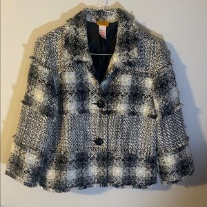 Ruby Rd, Jacket w/ Fringed Hems